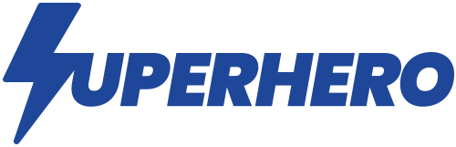 Superhero logo